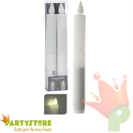 CANDELE ELETTRICA PP CON LED 29 CM