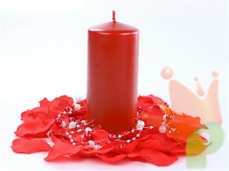 CANDELA ROSSO 12X6CM
