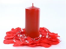 CANDELA ROSSO 12X6CM