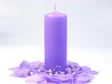 CANDELA LILLA 15X6CM