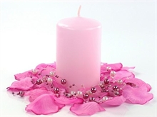CANDELE ROSA 10X6.5CM