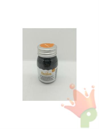 PERLINE DI ZUCCHERO NERE 100GR