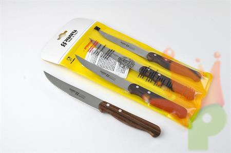 COLTELLI BISTECCA MM1,5 12CM LEGNO 3 PZ