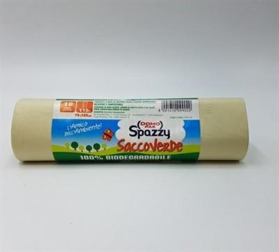 SACCHETTI SACCO VERDE 100% BIO 110LT 10PZ