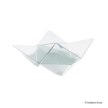 COPPETTA ORIGAMI TRASPARENTE 103X103MM 25PZ