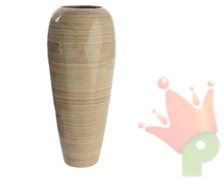 VASO IN BAMBOO 25X43CM NATURALE