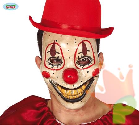 MASCHERA PAGLIACCIO PVC