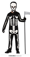 COSTUME SCHELETRO TG. 5-6 ANNI