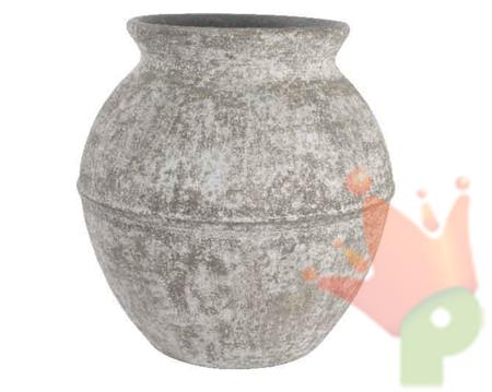 VASO IN TERRACOTTA D.24X26CM TAUPE