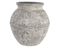 VASO IN TERRACOTTA D.24X26CM TAUPE