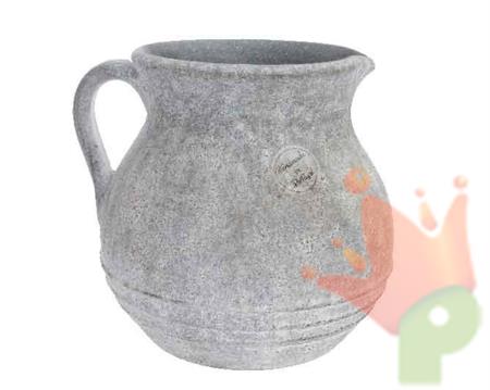 VASO IN TERRACOTTA CON MANICO D.18X20CM TAUPE
