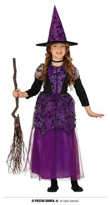 COSTUME STREGA LILLA TG. 5-6 ANNI