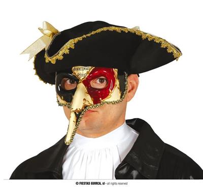 MASCHERA VENEZIANA NASO LUNGO CON SUONO