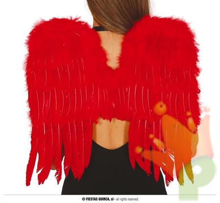 ALI PIUMATE ROSSE 50 CM