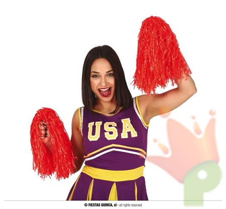 POM POM ROSSI 80 GR 2 PEZZI