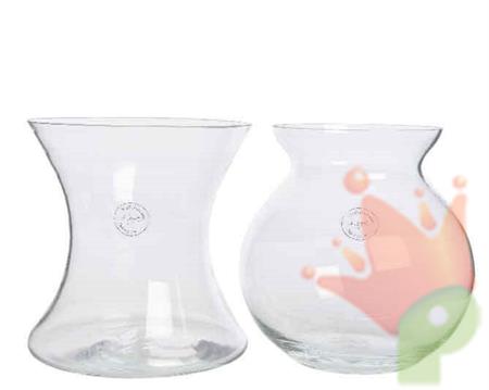 VASO IN VETRO 2 FORME ASSORTITE