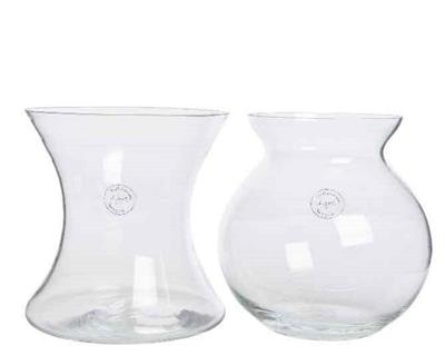 VASO IN VETRO 2 FORME ASSORTITE