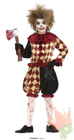 COSTUME CLOWN HORROR BAMBINO 7 - 9 ANNI