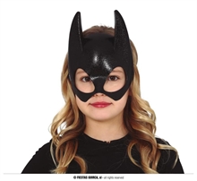 MASCHERA MEZZO VISO PIPISTRELLO BERO PVC PER BAMBINI