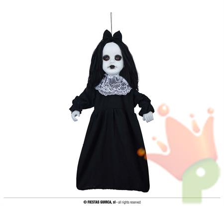PENDENTE BAMBOLA HORROR CON LUCE 75 CM