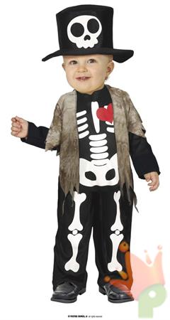 COSTUME SCHELETRO BAMBINO 12 - 18 MESI