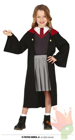 COSTUME STUDENTESSA MAGIA ROSSO BAMBINA 10-12 ANNI