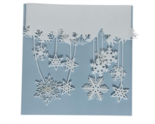 FIOCCHI DI NEVE IN FELTRO 180CM BIANCO