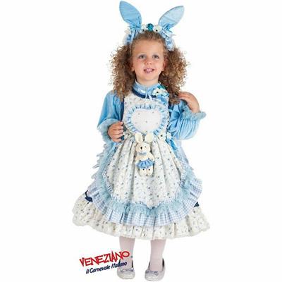 COSTUME PICCOLA ALICE PAESE DELLE FAVOLE 5101 TG 0.1.2.3.