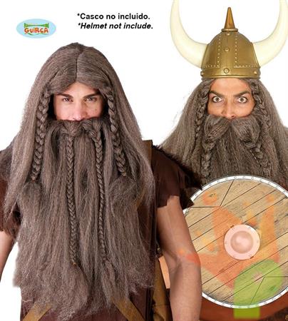 PARRUCCA E BARBA VIKINGO