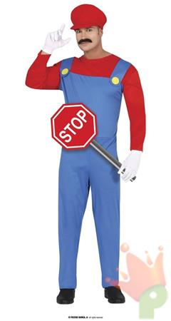 COSTUME IDRAULICO SUPER MARIO ADULTO TAGLIA L 52 54
