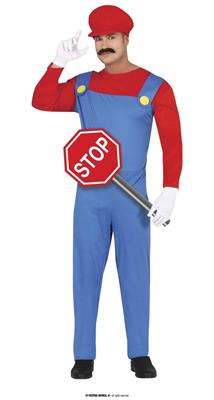 COSTUME IDRAULICO SUPER MARIO ADULTO TAGLIA L 52 54