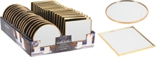 PIATTO SPECCHIO ORO 10 CM - 2ASS