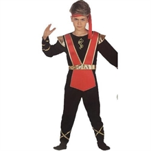 COSTUME NINJA ORO TAGLIA 5-6 ANNI