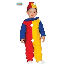 COSTUME BABY CLOWN 6-12 MESI