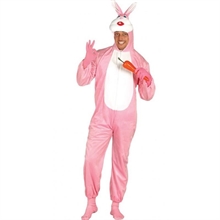 COSTUME CONIGLIO ROSA ADULTO TAGLIA M