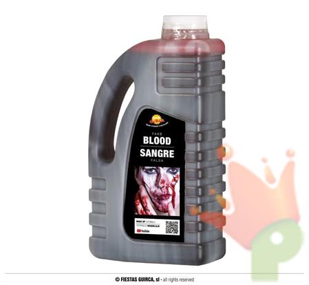 BOTTIGLIA SANGUE FINTO PER TRUCCO 1 LITRO