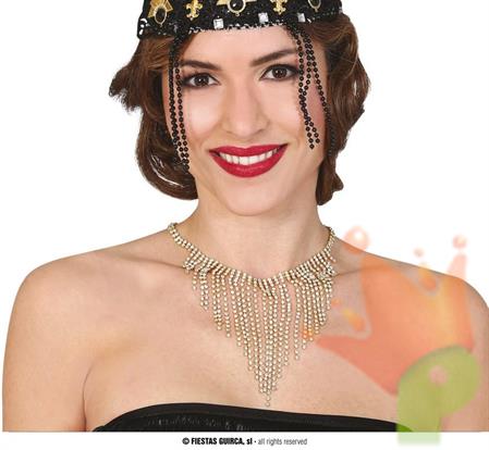 COLLANA  CON STRASS DIAMANTI