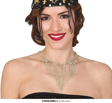 COLLANA  CON STRASS DIAMANTI