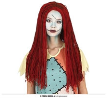 PARRUCCA LUNGA  LANA CASTANA