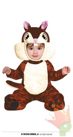 COSTUME SCOIATTOLO BAMBINO 12 18 MESI