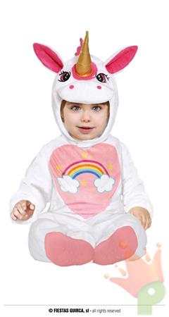 COSTUME BABY UNICORNO BAMBINA 18 24 MESI