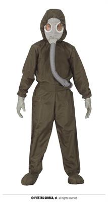 COSTUME TUTA NUCLEARE ANTIGAS BAMBINO 10 12 ANNI