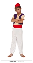 COSTUME LADRO DEL DESERTO ALADIN BAMBINO 5 6 ANNI