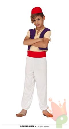 COSTUME LADRO DEL DESERTO ALADIN BAMBINO 10 12 ANNI