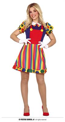 COSTUME PAGLIACCIO DONNA TG L 42-44