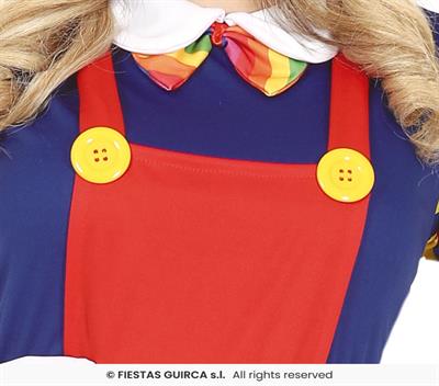 COSTUME PAGLIACCIO DONNA TG L 42-44