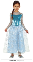 COSTUME PRINCIPESSA DELLE NEVI 3-4 ANNI