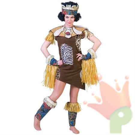 COSTUME MATULA AFRICANA DONNA ADULTA TAGLIA 44 46