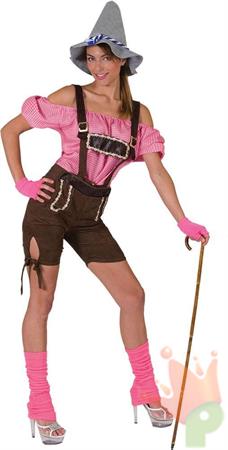 COSTUME TIROLESE PANTALONCINI DONNA ADULTA TAGLIA 36 38