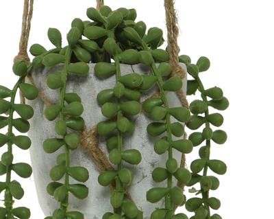 PIANTA ARTIFICIALE DA APPENDERE CON CORDA 2 ASSORTITE